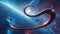 cosmic marvel: nebula serpent\\\'s odyssey. ai generated