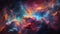 cosmic nebula cloud wallpaper-Generative AI