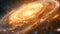 Cosmic panorama: Animated galaxy showcases celestial wonders.