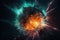 Cosmic Phenomenon: Supernova Explosion or Massive Asteroid Impact, Generative AI