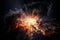 Cosmic Phenomenon: Supernova Explosion or Massive Asteroid Impact, Generative AI