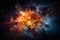 Cosmic Phenomenon: Supernova Explosion or Massive Asteroid Impact, Generative AI