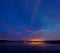 Cosmic Sunset at Navarre Beach Florida summer of 2017 By Eric Bellott