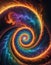 Cosmic Swirl of Creation