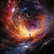 Cosmic Vortex: Journey to the Event Horizon