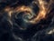 Cosmic Whirlpool in Space
