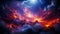 Cosmic Wonders Supernova Nebula and Starry Sky Illustration