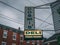 Cosmis Deli sign, in Philadelphia, Pennsylvania