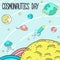 Cosmonautics day poster