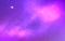Cosmos background. Realistic space with purple clouds and bright stars. Color nebula effect. Starry sky with magic