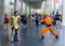 Cosplayer from Saint Seiya and Dragonball Z