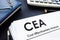 Cost Effectiveness Analysis CEA report.