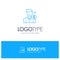 Cost, Fee, Male, Money, Payment, Salary, User Blue outLine Logo with place for tagline