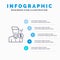 Cost, Fee, Male, Money, Payment, Salary, User Line icon with 5 steps presentation infographics Background