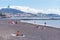 Costa Adeje, Spain, January 13, 2021: Playa el Beril at Tenerife