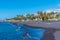 Costa Adeje, Spain, January 13, 2021: Playa el Beril at Tenerife