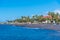 Costa Adeje, Spain, January 13, 2021: Playa el Beril at Tenerife