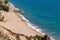 Costa Brava empty beach