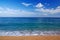 Costa Brava Spain beach sea Dorada summer sand background ocean nature water blue travel sky horizon vacation coast beautiful view