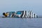 Costa Concordia Cruise Ship after Shipwreck