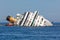 Costa Concordia Cruise Ship after Shipwreck