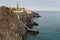 Costa del Silencio - high volcanic coast with rock formation