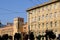 Costa high school and post office. Old building of an Italian school and postal building designed by Angiolo Mazzoni