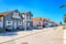 Costa Nova, Portugal: colorful striped houses in a beach village