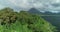 Costa Rica drone video view of Arenal Volcano and By Arenal Volcano National Park. Tourist destination, attraction and