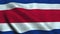 Costa-rica flag waving in the wind. National flag Republic of Costa Rica