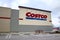Costco Wholesale retail store building sign side building