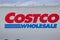 COSTCO Wholesale store front banner. American chain of retail membership-only big-box store. Halifax, Nova Scotia, Canada