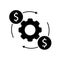 Costs optimization vector icon. Production efficiency illustration sign. expense symbol.