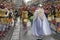 Costumed dancers at a street parade - Demon Warriors