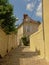 Cosy cobblestone street in Senlis, France