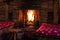 Cosy Fireplace and Log Fire