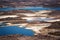 Cotacotani lagoons, multiple lagoons located in the commune of Putre, province of Parinacota, Lauca National Park, Chile