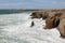 Cote Sauvage - wild coast of the peninsula of Quiberon, Brittany, France