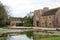 Cothay Manor Front And Lake, Somerset, UK