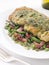 Cotoletta of Veal with Green Beans and Pancetta