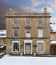 Cotswold house in snow