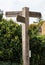 Cotswold Way signpost in Cotswolds