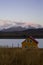 Cottage in autumn colors, Iceland