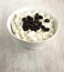 Cottage cheese and berry mulberry