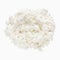 Cottage cheese heap isolated
