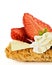 Cottage Cheese and Strawberry Sandwich