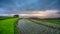 Cottage Green Terrace Rice Field With Mountain View