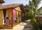 Cottage house in a resort on the coast of the Arabian Sea, Goa, India.