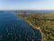 Cottage Point, Ku-ring-gai area, Northern Sydney, Australia wharfs and boats