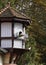 Cottage style pigeon coop with tiled roof